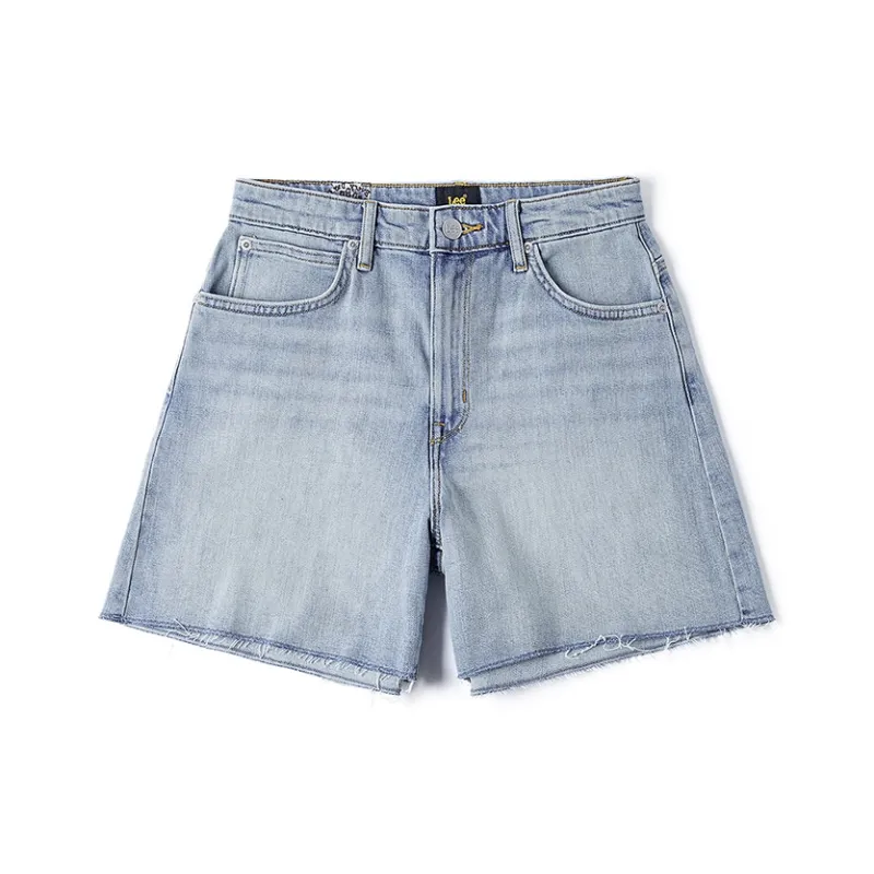 Lee Denim Shorts Women's Light Blue-0