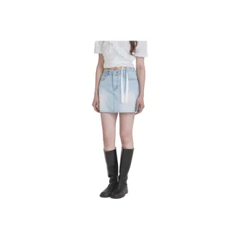 NOT YOUR ROSE SS25 Rosie Denim Skirt Light Blue Denim Short Skirts Women's Light Blue/Light Blue
