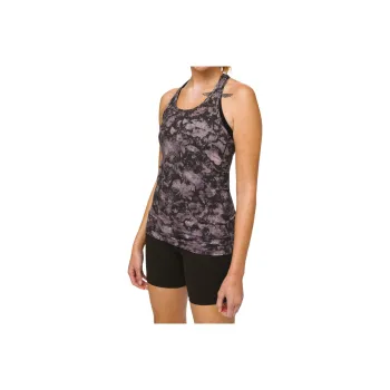 Lululemon Cool Racerback Sport Vests Women's Floral Phantom Ice Gray Mélange