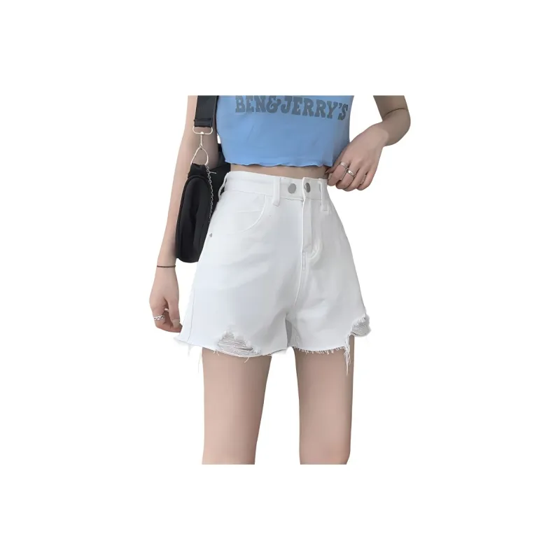 Shuhao Bai Denim Shorts Women's-0