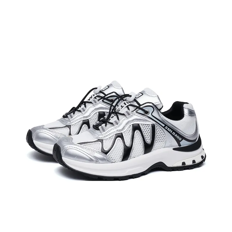 IHBOZ Slip Resistant, Abrasion Resistant, Breathable, Lightweight Coverage Low Top Chunky Sneakers Women's-5