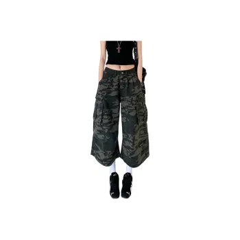 RAMPAGE Denim Shorts Women's Camouflage