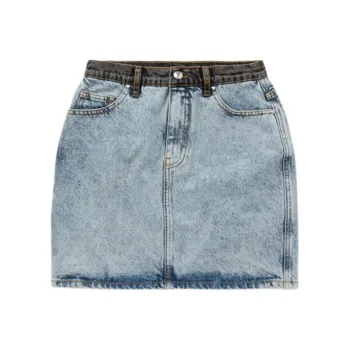 Rotate Patchwork Mini Skirt