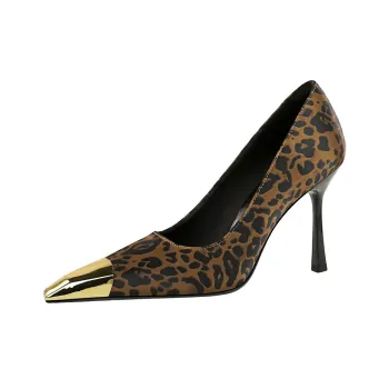 YAFEI XUANYU High Heels Women's Leopard Print