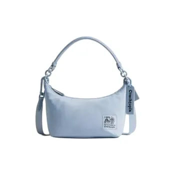 Coachtopia Loop Recycled PET Plastic Shoulder Bag, Crossbody Bag, Handbag Large Size Unisex Sky Blue