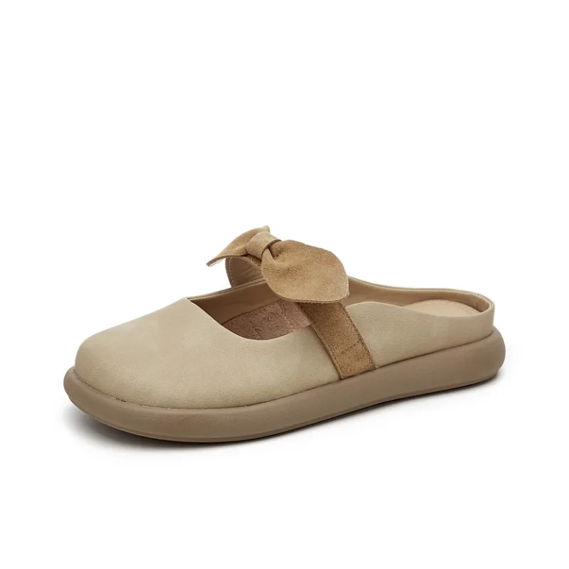 DAPHNE Rubber Sole Slip Resistant Closed Toe Slippers Women's-0