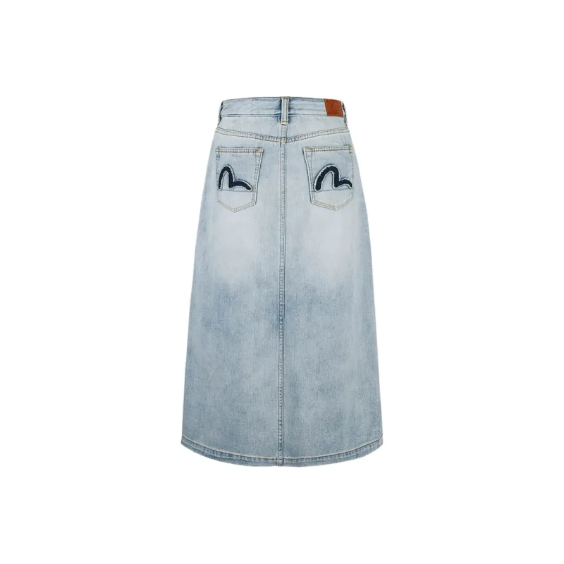 EVISU 2025 Summer Casual Long Skirt Women's-0
