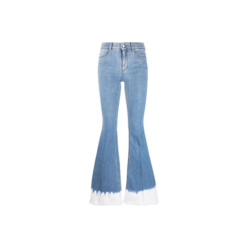Stella McCartney Tie Dyed Flared Jeans-0