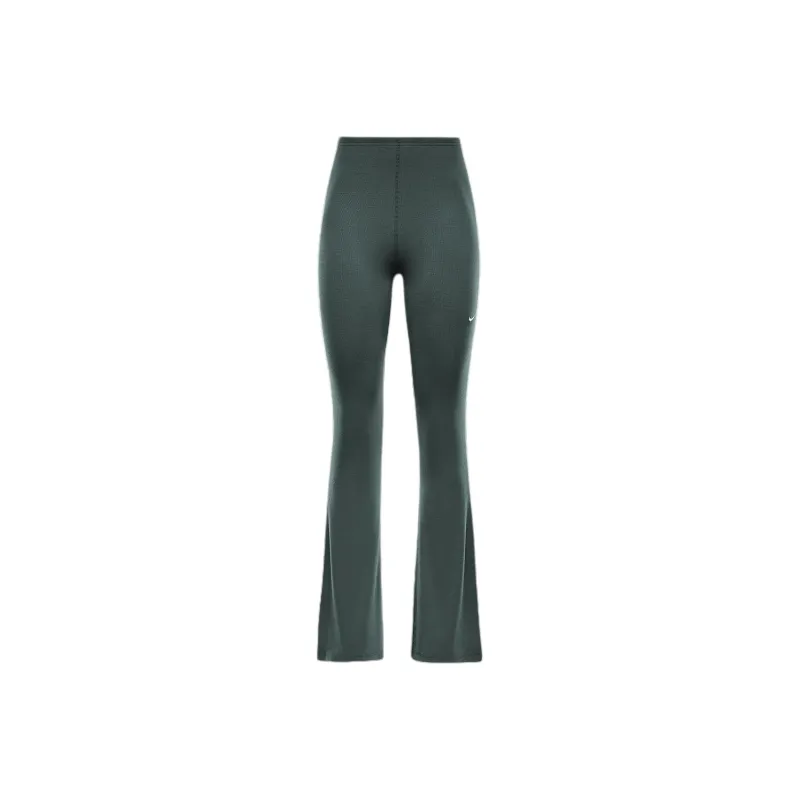 Nike Sportswear Chill Knit Women's Tight Mini-Rib Flared Leggings-0