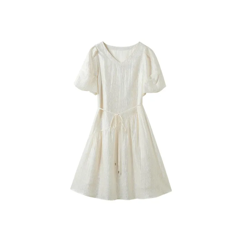 Hang Yi Court Short Sleeved Dress Women's-2