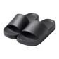 Black home slippers