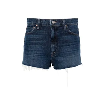 MOTHER The Dodger Mid-rise Denim Shorts