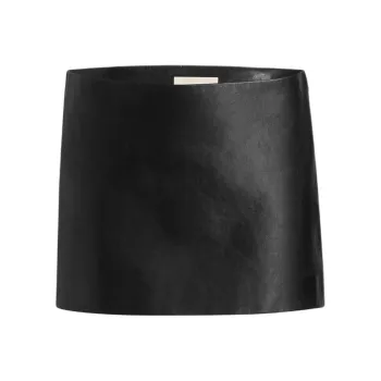 KHAITE Jett Skirt 'Black'