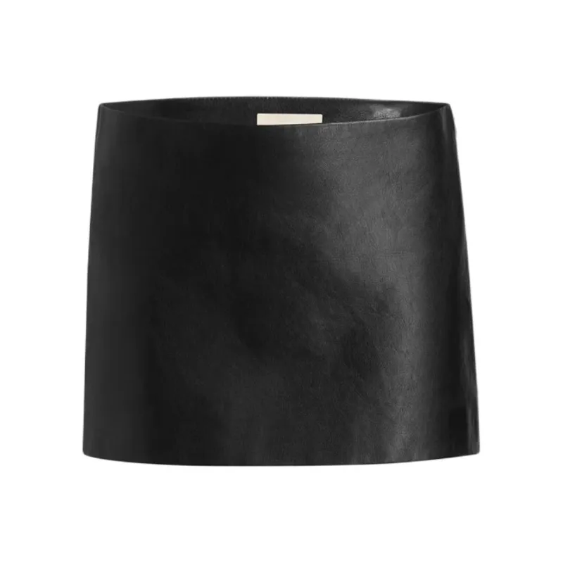 KHAITE Jett Skirt 'Black'-0