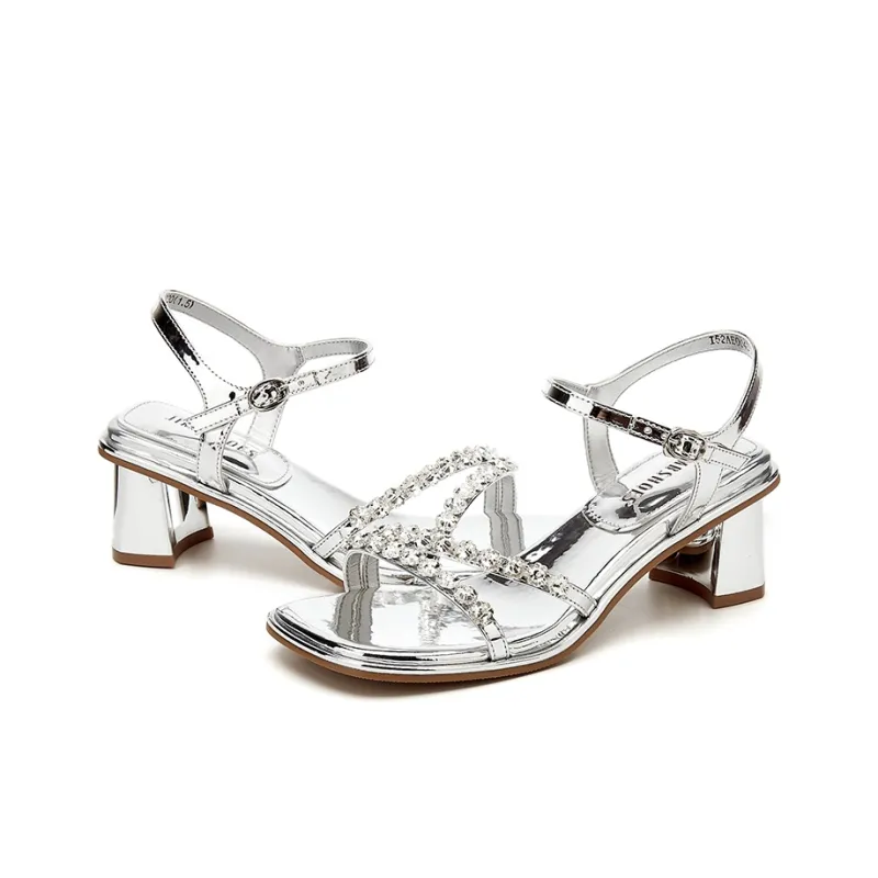 Jin Baichuan One Strap Sandals 5.5cm Women's-7