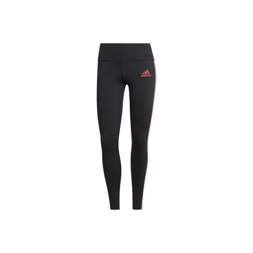 Adidas AEROREADY Own The Run Primeblue Athletic Trousers Women's Black/Scarlet