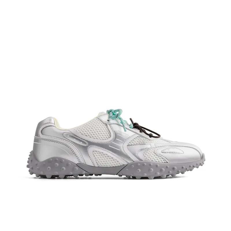 MR.A Low Top Casual Shoes Unisex Titanium Silver-1