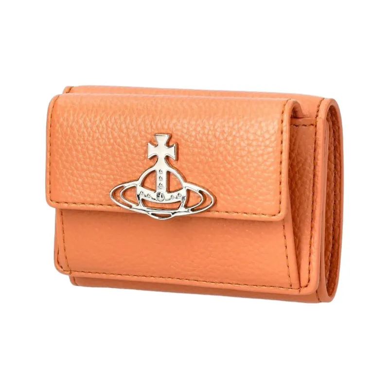 Vivienne Westwood Flap Wallet Trumpets Women's Brown-1