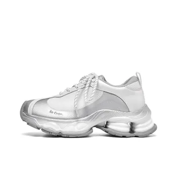 Lee Cooper Slip Resistant, Abrasion Resistant, Breathable, Height Increasing Low Top Chunky Sneakers Women's