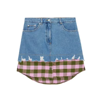 MOSCHINO Denim Short Skirts Women's Blue