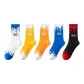 1 White, 1 Orange, 1 Black, 1 Yellow, 1 Blue