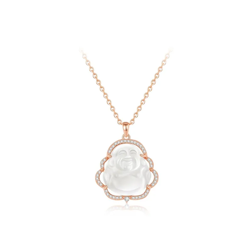 Love Link Chalcedony Necklaces Women's-0