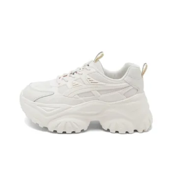 15 MINS Height Increasing Abrasion Resistant Breathable Slip Resistant Low Top Chunky Sneakers Women's