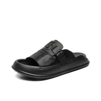 SOBB PU Polyurethane Abrasion Resistant Cushioning Slide Slippers Men's