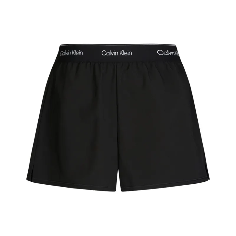 CALVIN KLEIN SS25 Sports Shorts Women's Space Black-0