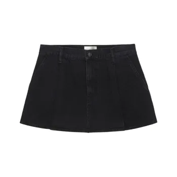 FRAME SS25 Denim Short Skirts Women's Black