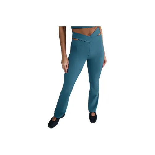 nike cn8534 Zenvy Rib Women's Gentle Support High Waisted Flared Leggings