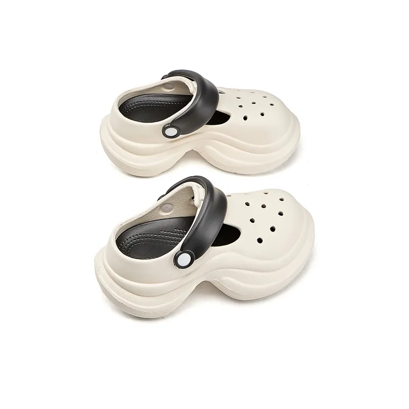 La Chapelle Clogs Women's White-2