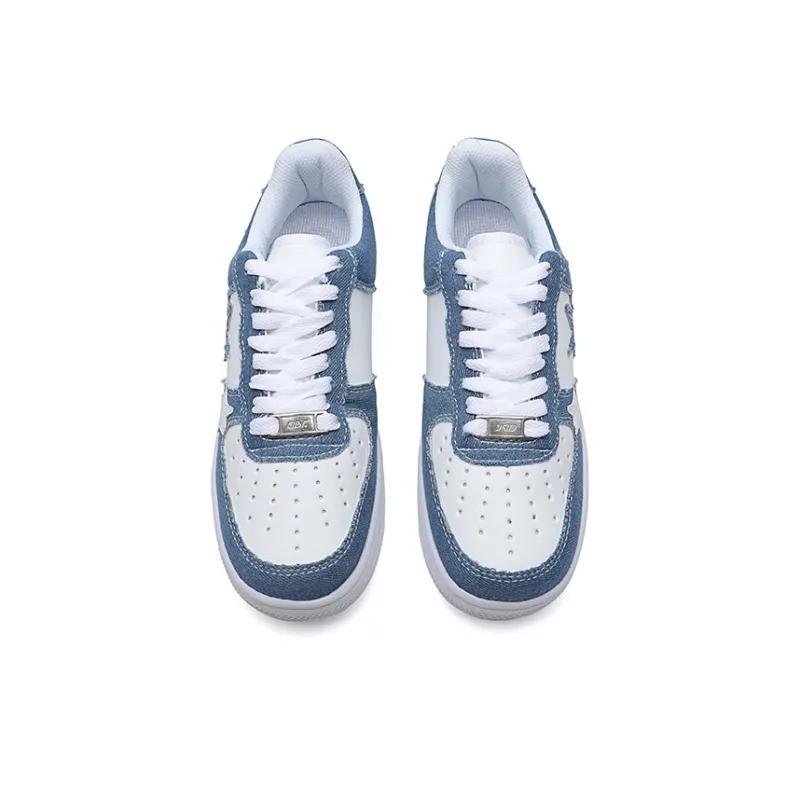 ABIDJAN Cyber Denim Lightweight Low Top Skateboard Shoes Unisex-3