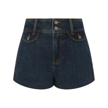 D'zzit Denim Shorts Women's Dark Blue
