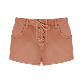ISABEL MARANT Denim Shorts Women's Red