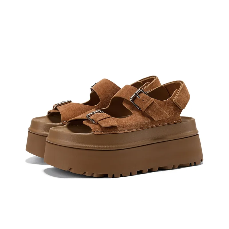 GG CC Platform Beach Sandals Women's-1