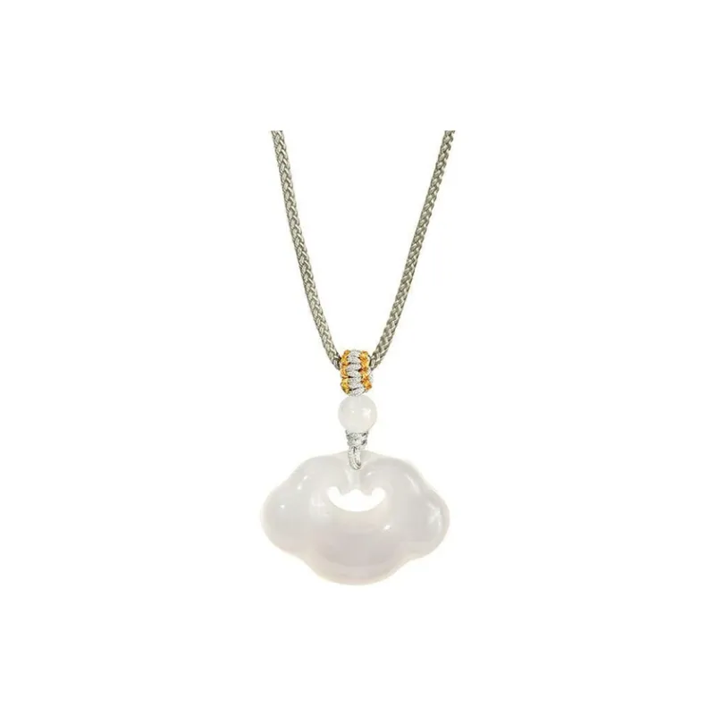 WINGSTOP Chalcedony Jade Necklaces Unisex-0