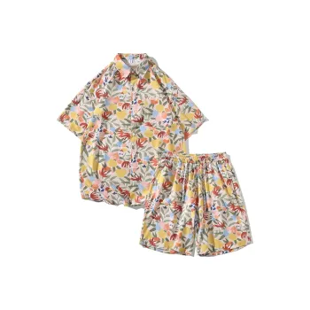 Fakeyoung Shirt Matching Set Unisex