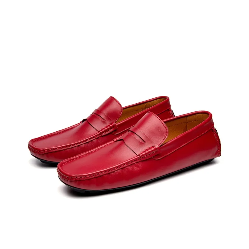XIMO BULL Men's Casual Shoes Men Low Top Black/Red-5