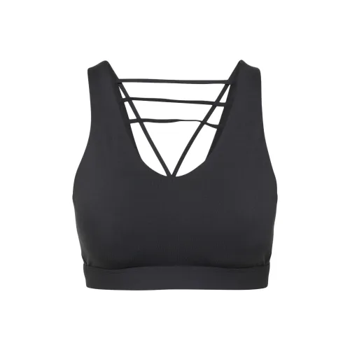 Adidas COREFLOW LUXE BRA Sports Underwear Women's Carbon Black