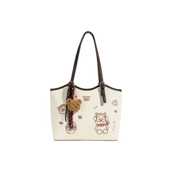 CORE BIRD PU Shoulder Bag Women's Ecru
