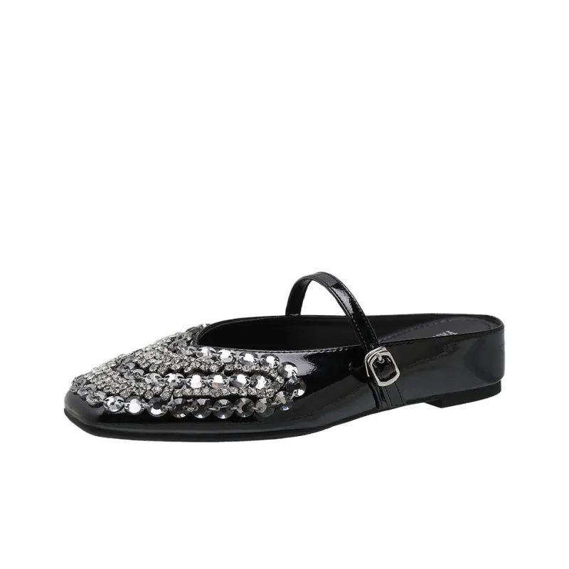 Than Than Me Rubber Sole Slip Resistant Closed Toe Slippers Women's-0
