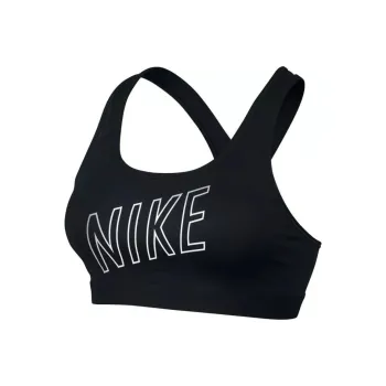 Nike Women's Pro Classic Padded Logo Sports Bra Black
