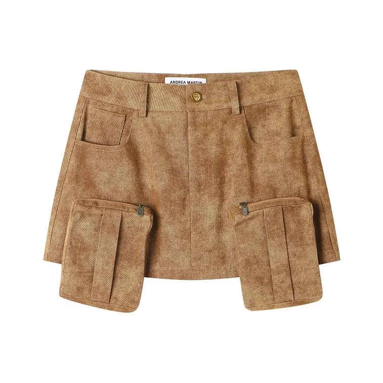 ANDREA MARTIN Cargo Short Skirts Women's-6