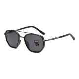Gunmetal Black Frame with Gray Lens