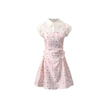 DOSOHEB Short Sleeved Dress Women's