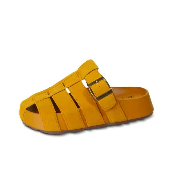 GESHE Rubber Sole Slip Resistant Closed Toe Slippers Women's