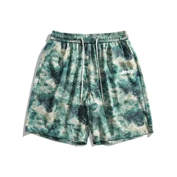 Jeep Fashion Sports Collection Casual Shorts Unisex Sri Lanka Green