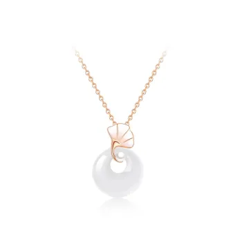 Love Link Chalcedony Necklaces Women's