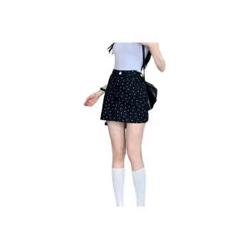 Shuhao Bai Denim Short Skirts Women's